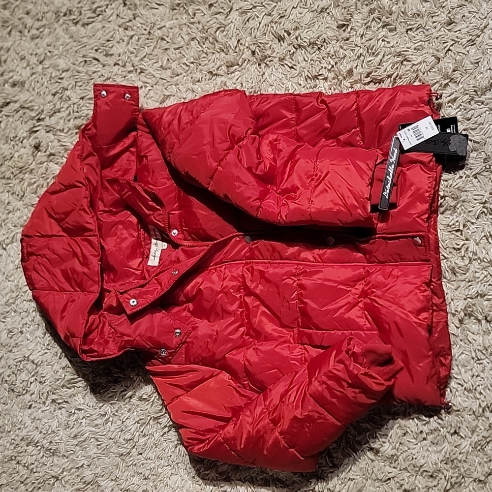 SHELBY COLLECTION HOODED PUFFER JACKET